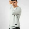Heather Grey Long Sleeve Crewneck Sweatshirt