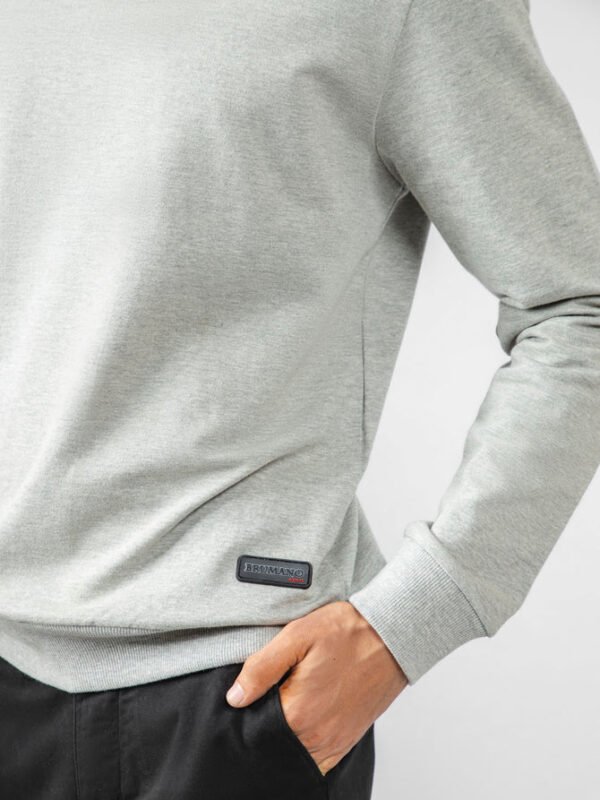 Heather Grey Long Sleeve Crewneck Sweatshirt